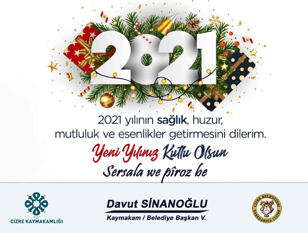 Yeni Yılınız Kutlu Olsun Cizre.