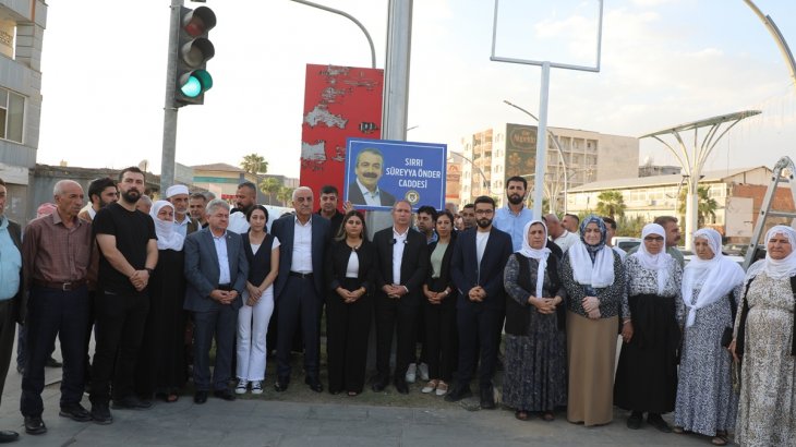 İdil Caddesi’nin Adı “Sırrı Süreyya Önder Caddesi” Olarak Değiştirildi.