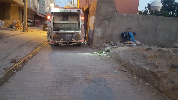 İlçemizde Temizlik Çalışmaları Aralıksız Sürüyor.