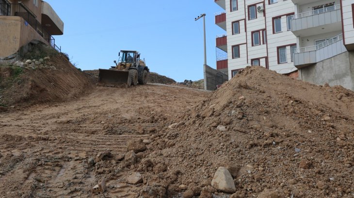 Sur Mahallesinde Yeni İmar Yolu.