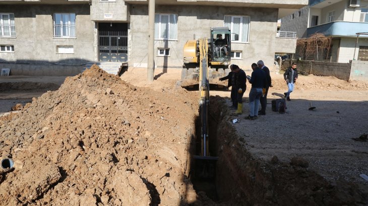  Sur Mahallesinde Kanalizasyon Hattı Onarım Çalışması.