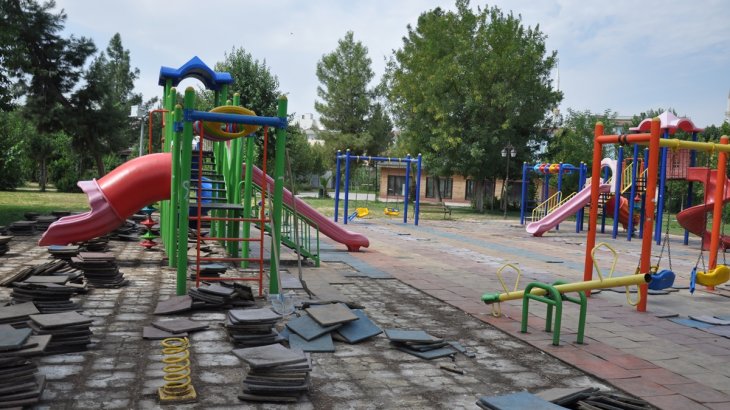 Sur Çarkendal ve Atatürk Parkımız yenileniyor.