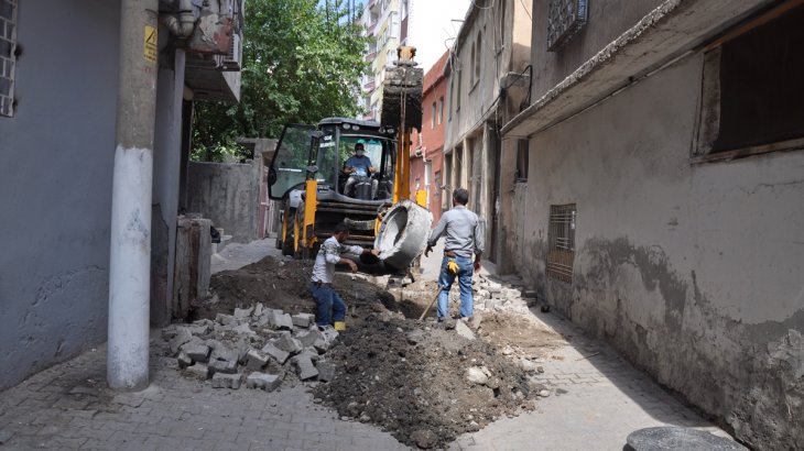 Kanalizasyon onarım ve baca yükseltme çalışması