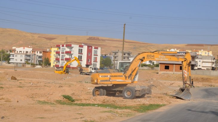 Konak Mahallesinde dere ıslah çalışması