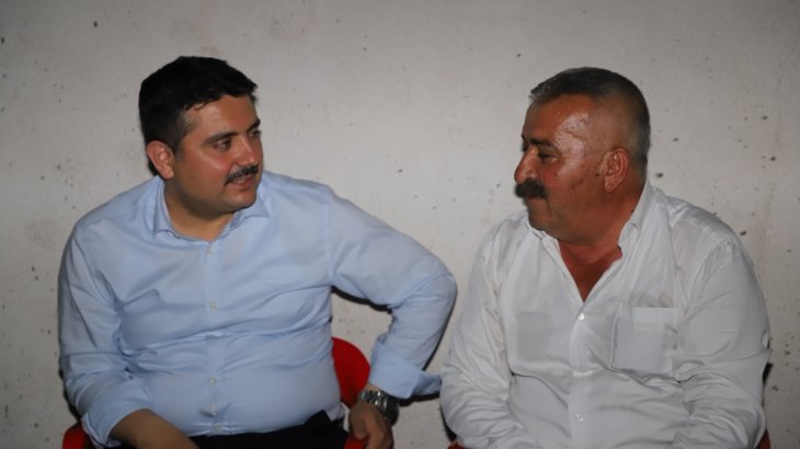 Kaymakam / Belediye Başkan V. Mehmet Tunç, Ev Ziyaretlerine Devam Ediyor.
