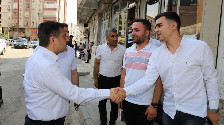 Kaymakam / Belediye Başkan V. Mehmet Tunç, Esnaf Ziyaretlerine Devam Ediyor.