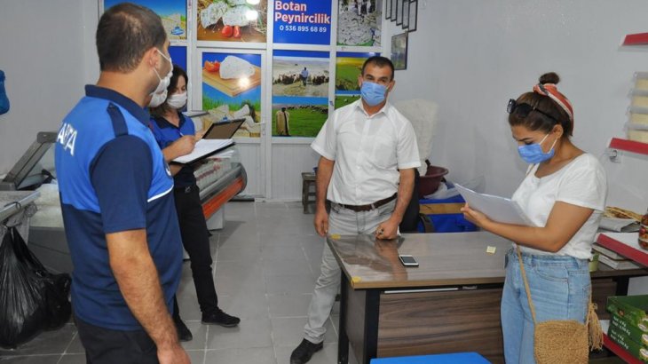 Cizre’de ‘‘Sağlık İçin Hepimiz İçin’’ Denetimleri Devam Ediyor.
