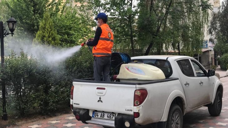İlçemiz Geneli İlaçlama Çalışmalarımız Sürüyor.