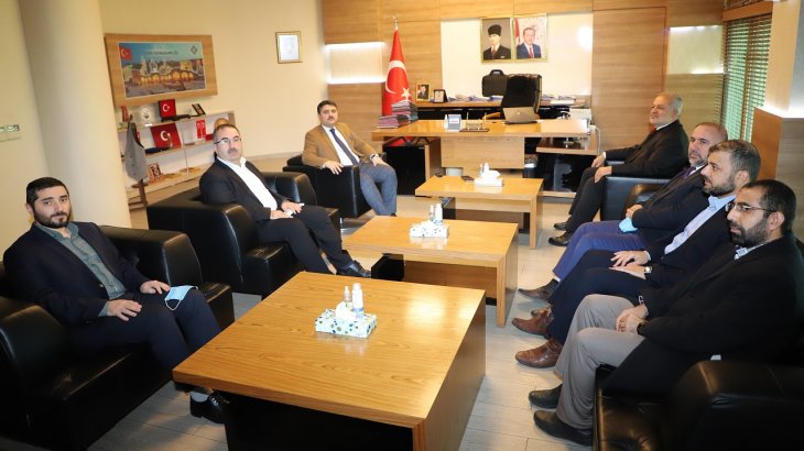 Şırnak İl ve İlçe Müftülerinden, Kaymakam / Belediye Başkan V. Mehmet Tunç'a Ziyaret.